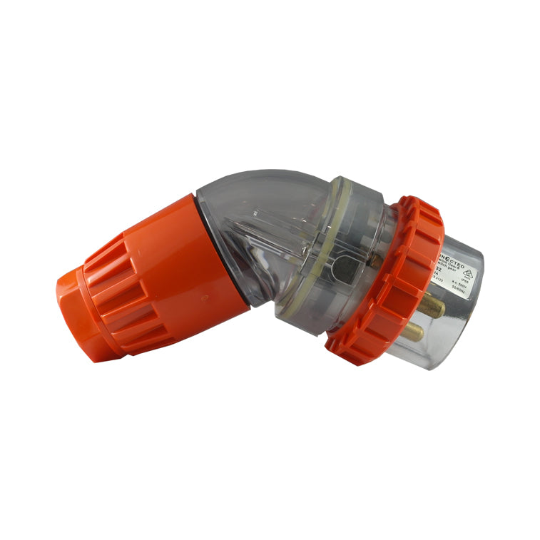 IP66 4 Pin Angled Plug – 500V 32A