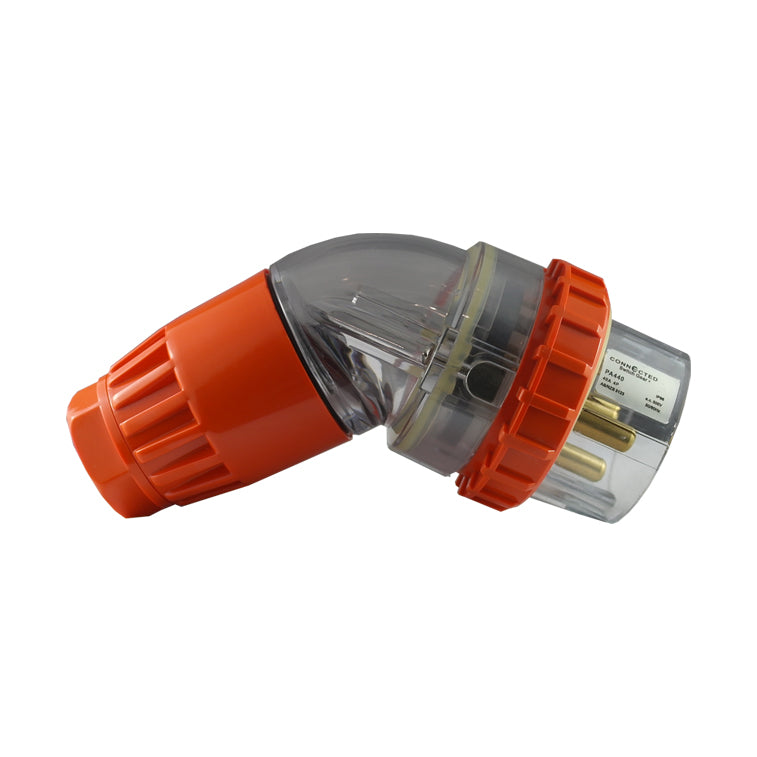 IP66 4 Pin Angled Plug – 500V 40A