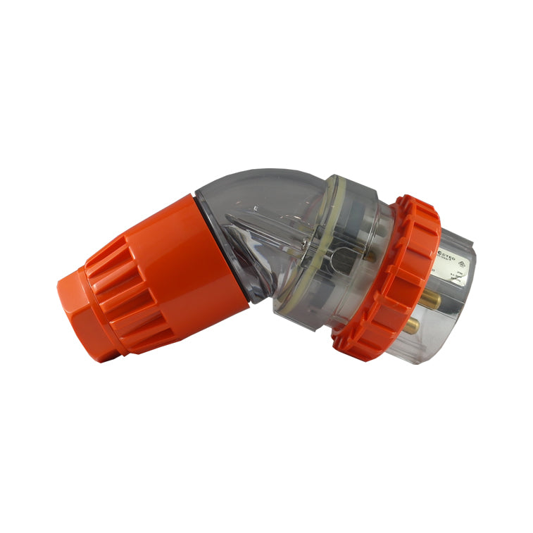 IP66 5 Pin Angled Plug – 500V 40A