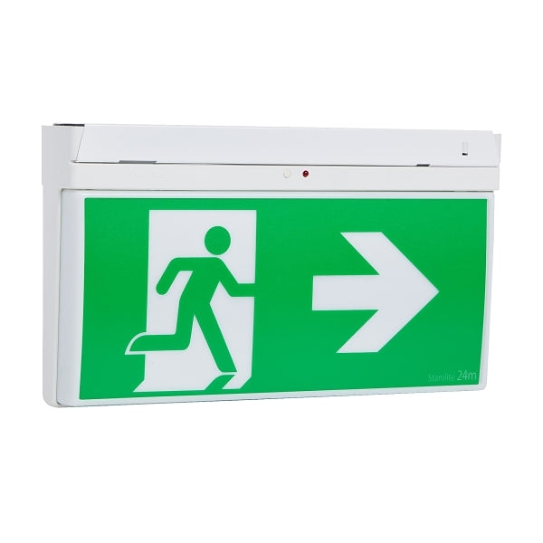 Stanilite Single Point Platinum Exit Lighting LED Quickfit DALI Pictograph***EMAIL/TEXT FOR PRICING***