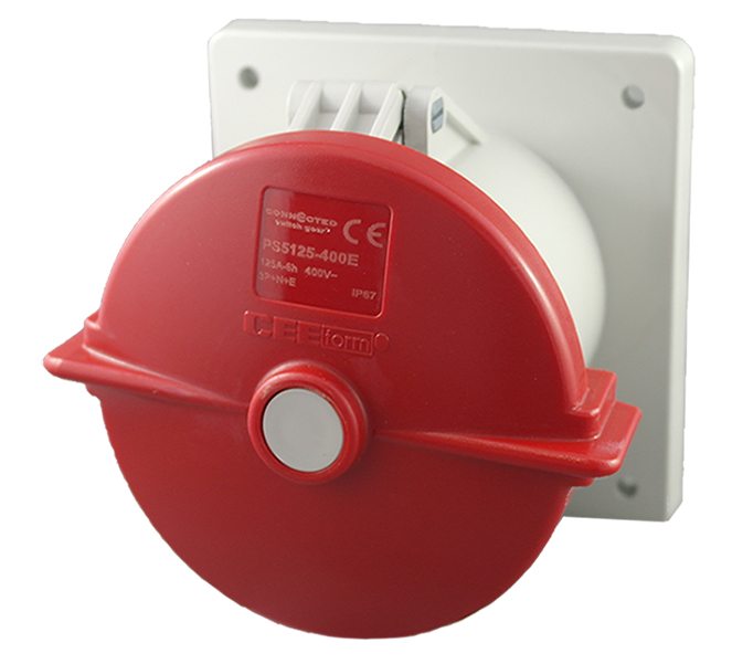 IP67 Panel Socket 5 Pin – 400V 125A