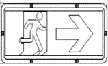 EB965 | IP65 LED Exit Board