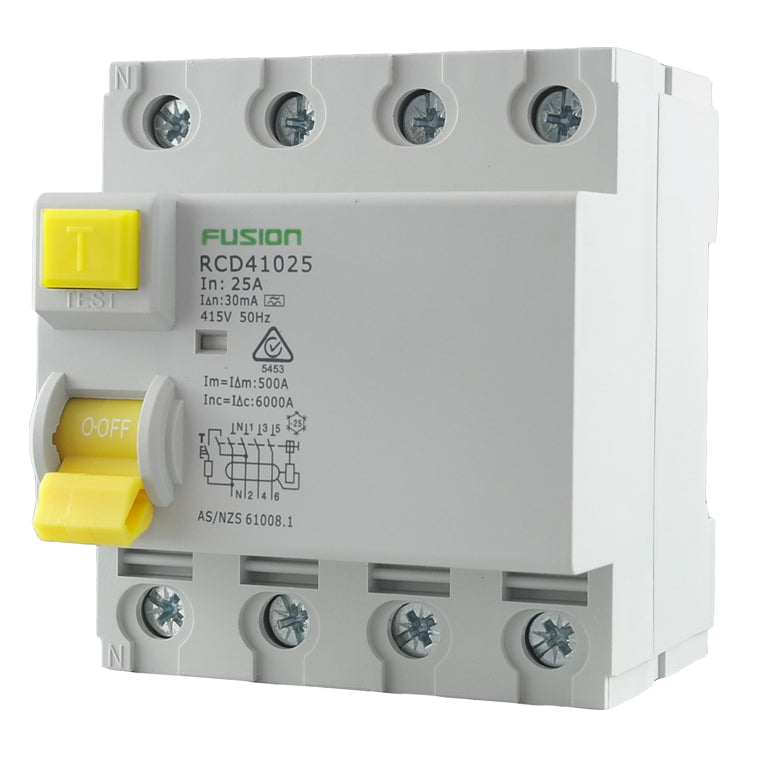 RCD Safety Switch 10kA 415V 63A 100mA