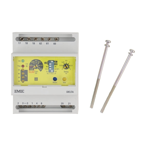 IME Earth Leakage Relay Din Mount 4Pole 2 Changeover Contacts 110V AC***EMAIL/TEXT FOR PRICING***