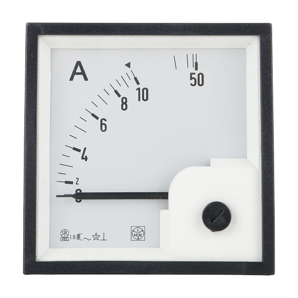 IME Analogue Ammeter Direct Connect Scale 0 to 2.5A Overrange Maximum 12.5A AC***EMAIL/TEXT FOR PRICING***