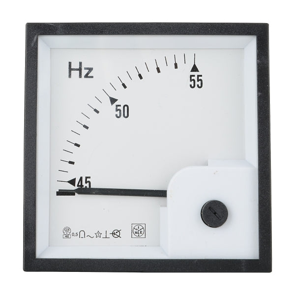 IME Analogue Frequency Meter 415V AC Scale 45 to 55Hz AC***EMAIL/TEXT FOR PRICING***