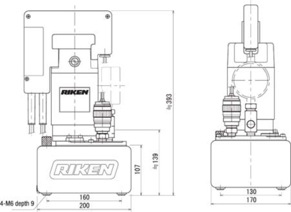 Riken SMP-30 & SMP-40 230V Electric Hydraulic Pumps ***CALL FOR PRICING***