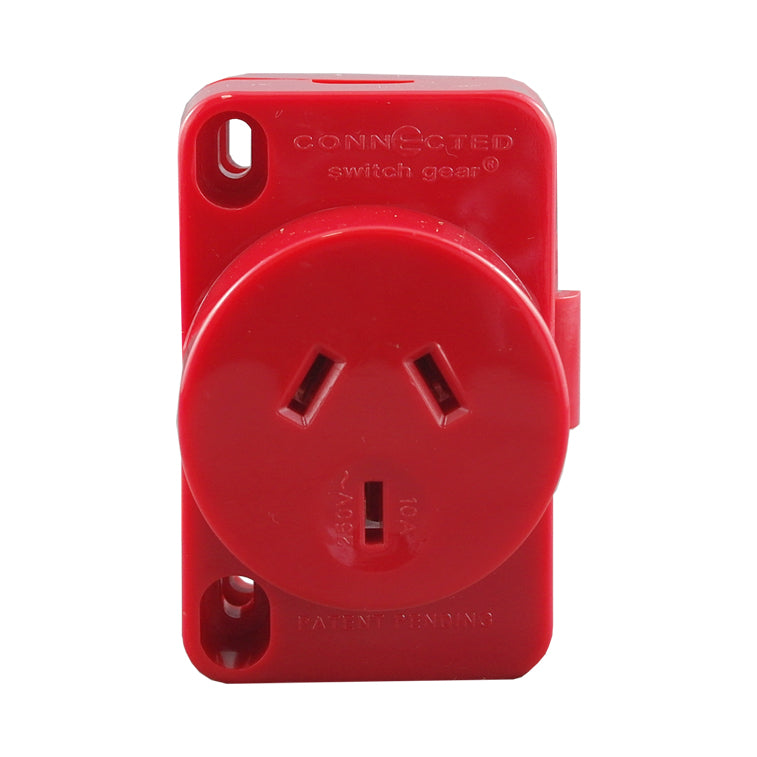 Quick Connect Plug Base Red