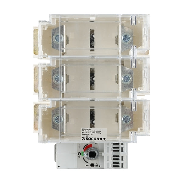 Socomec SSF Fuse Switch kit, w/ External Handle, suits BS fuses, 3P 315A***EMAIL/TEXT FOR PRICING***