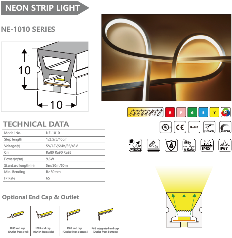 NE-1010系列霓虹灯条