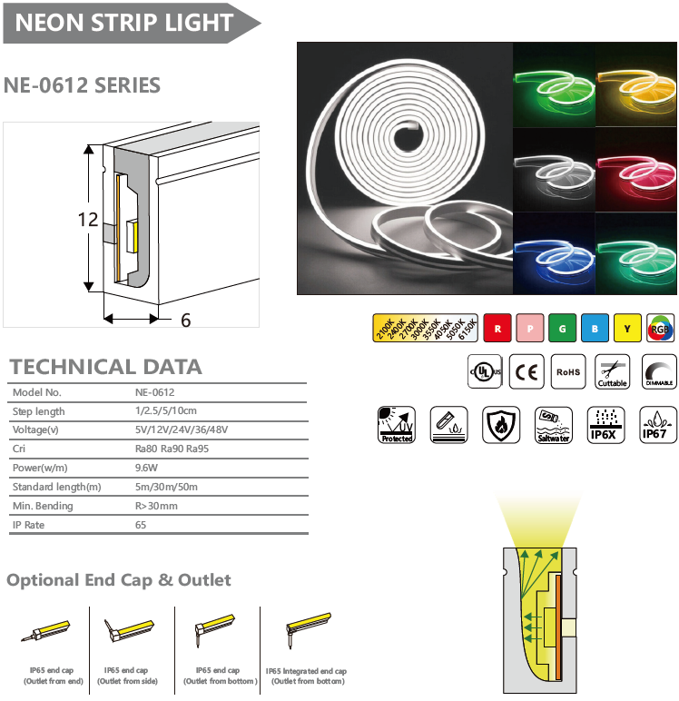 NE-0612系列霓虹灯条