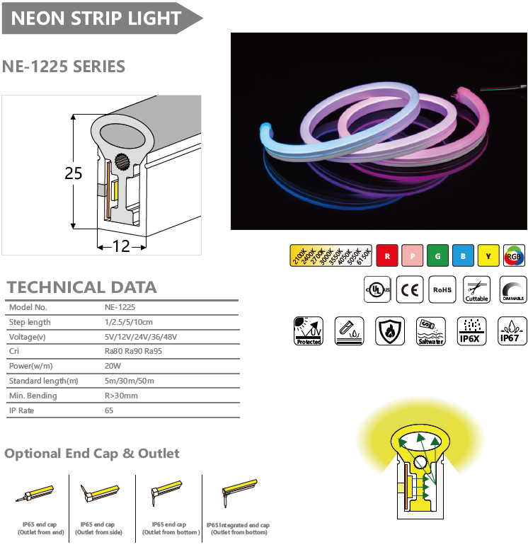 NE-1225系列霓虹灯条