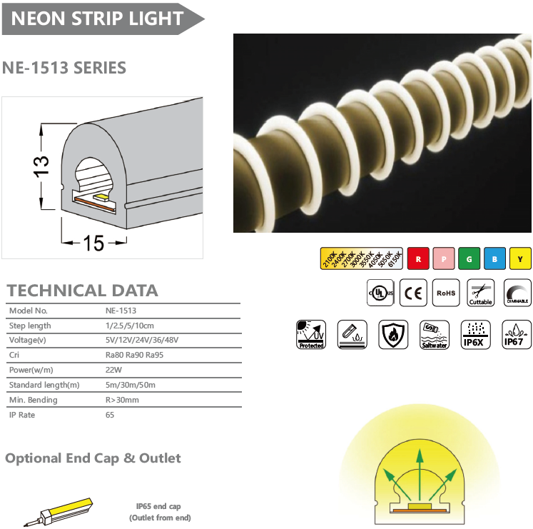 NE-1513系列霓虹灯条