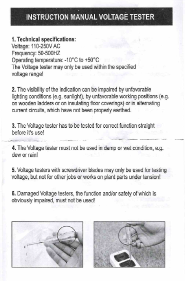 VDE Insulated Screwdriver Set 7 Piece 3 Flat + 3 Phillips + Tester