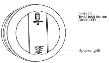 9V+AC240V Smoke Alarm