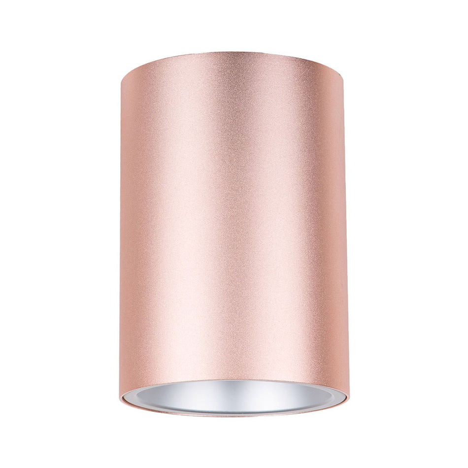 Surface Mounted 240V GU10 Downlight - Powder Pink