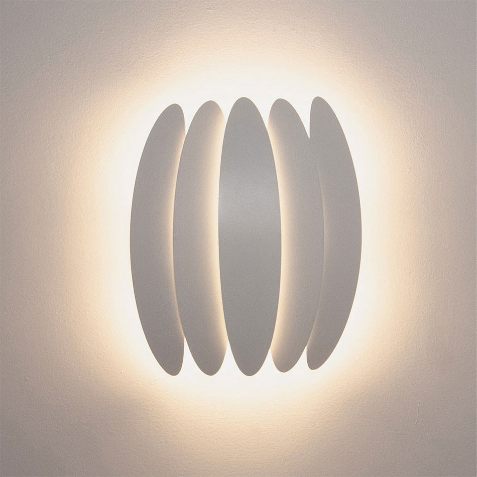 Tijuana 17W LED Interior Curved Dimmable Wall Light White / Tri-Colour