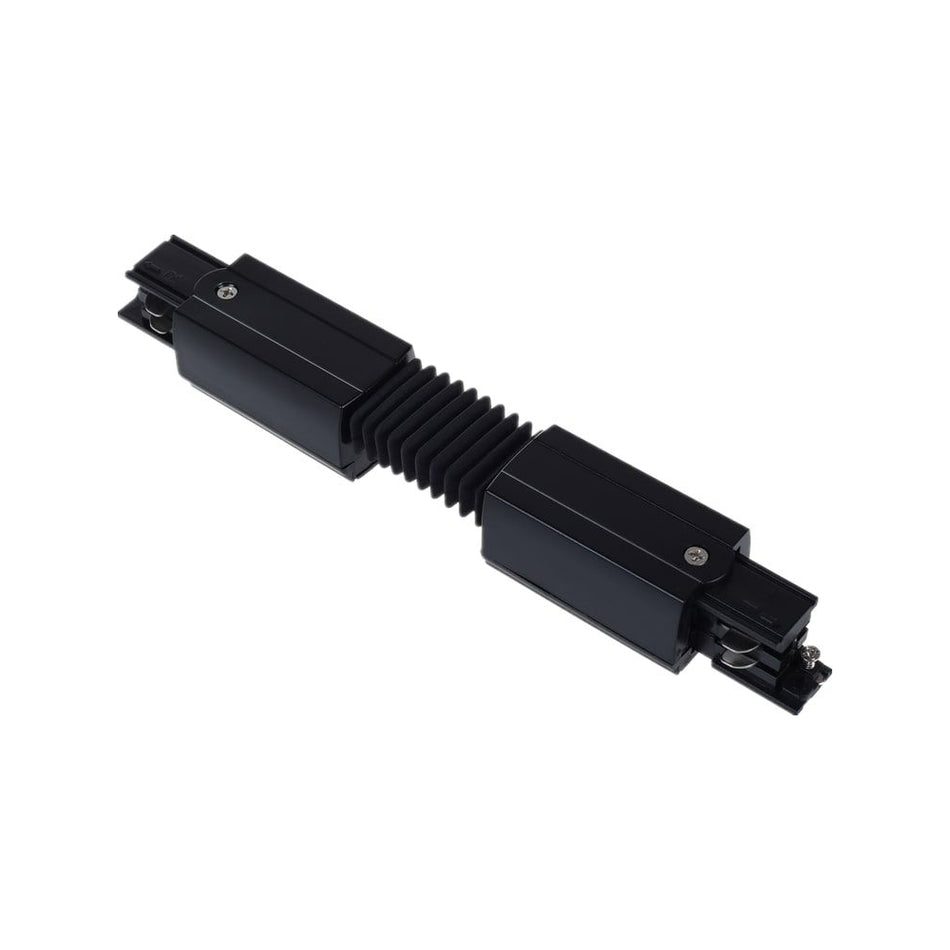 Track 3 Circuit 4 Wire Flexible Connector Black