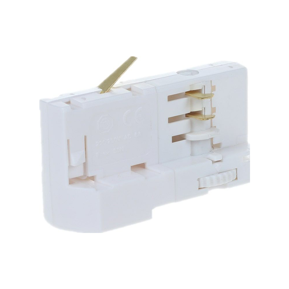 Track 3 Circuit 4 Wire Track Adaptor Small White