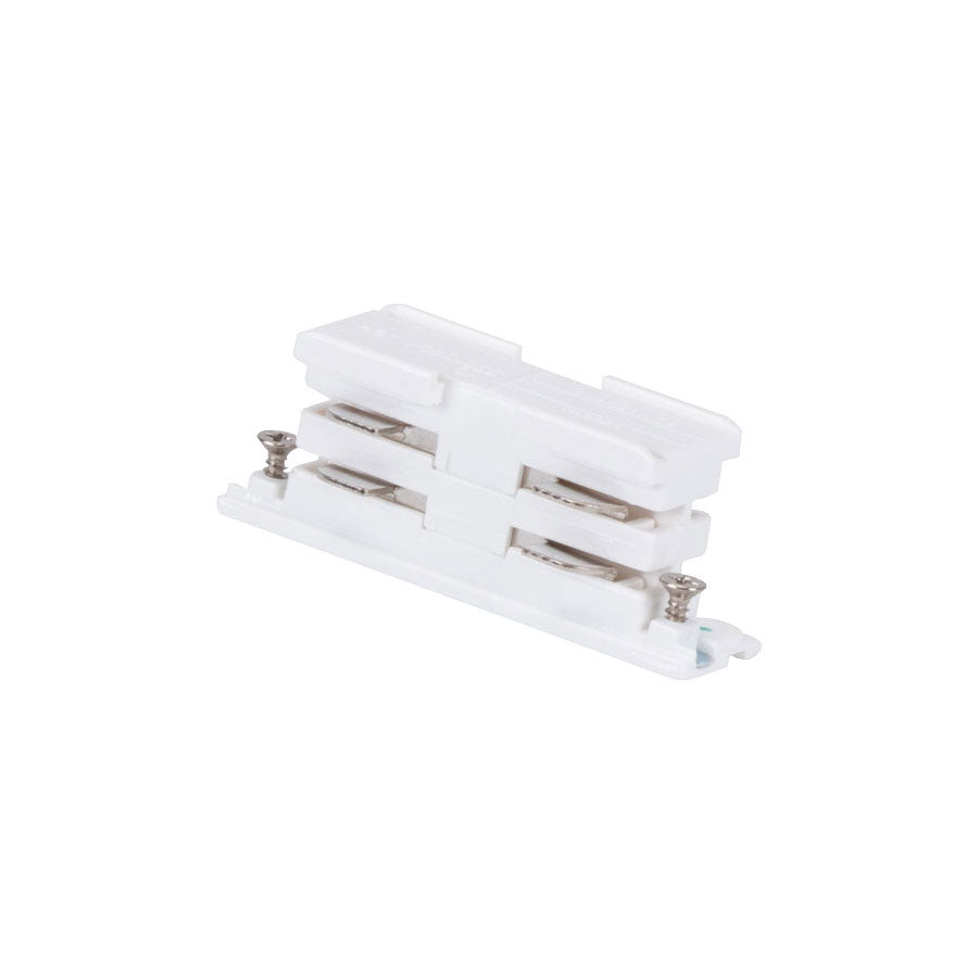 Track 3 Circuit 4 Wire Mini Straight Connector White