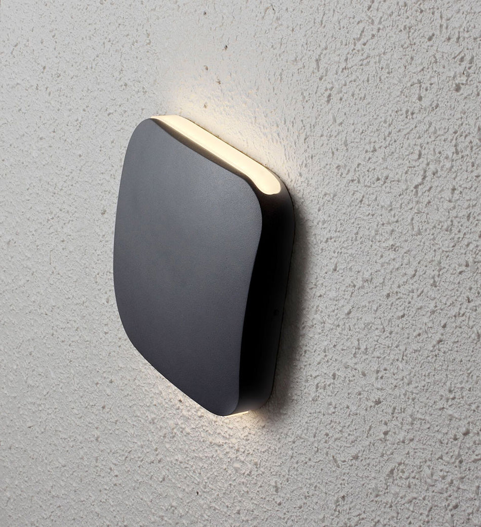 Vox 9W LED Up/Down Wall Light Black Finish / Warm White