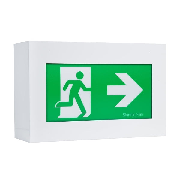 Stanilite Single Point Platinum Exit Lighting LED Quickfit Vandal Resistant Pictograph***EMAIL/TEXT FOR PRICING***