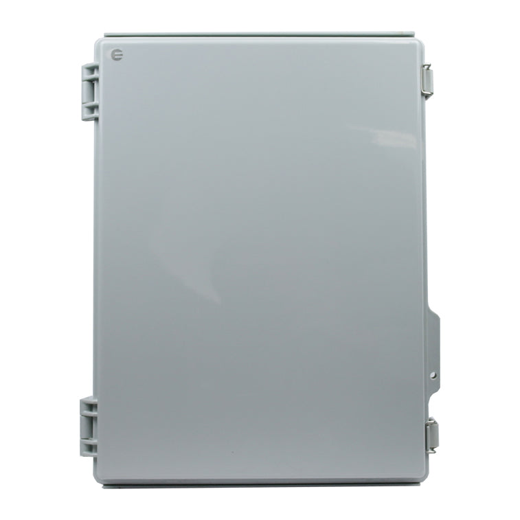 IP65 Weatherproof Enclosure 400 x 300 x 180mm Grey Hinged Cover