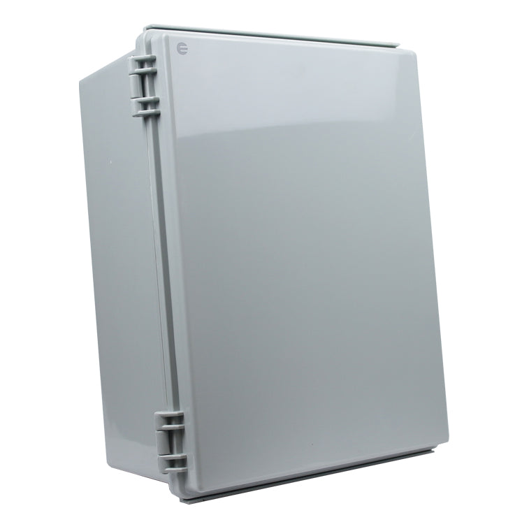 IP65 Weatherproof Enclosure 400 x 300 x 180mm Grey Hinged Cover