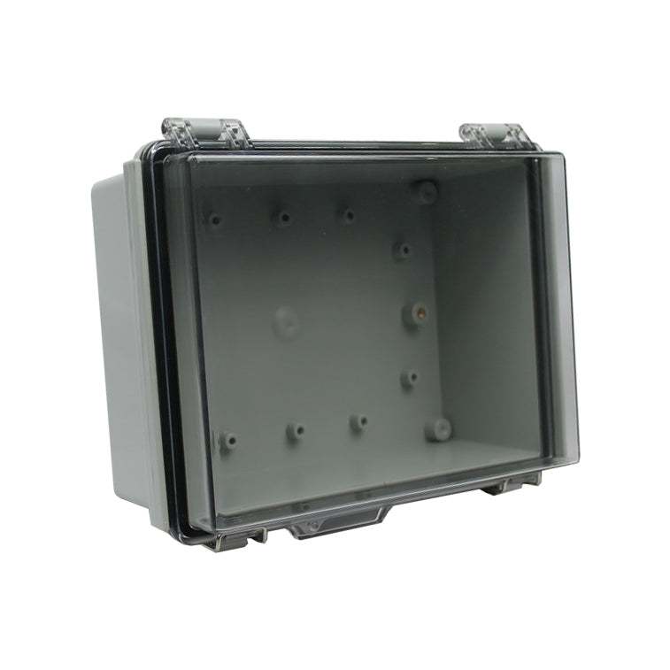 IP65 Weatherproof Enclosure 220 x 170 x 110mm Clear Hinged Cover