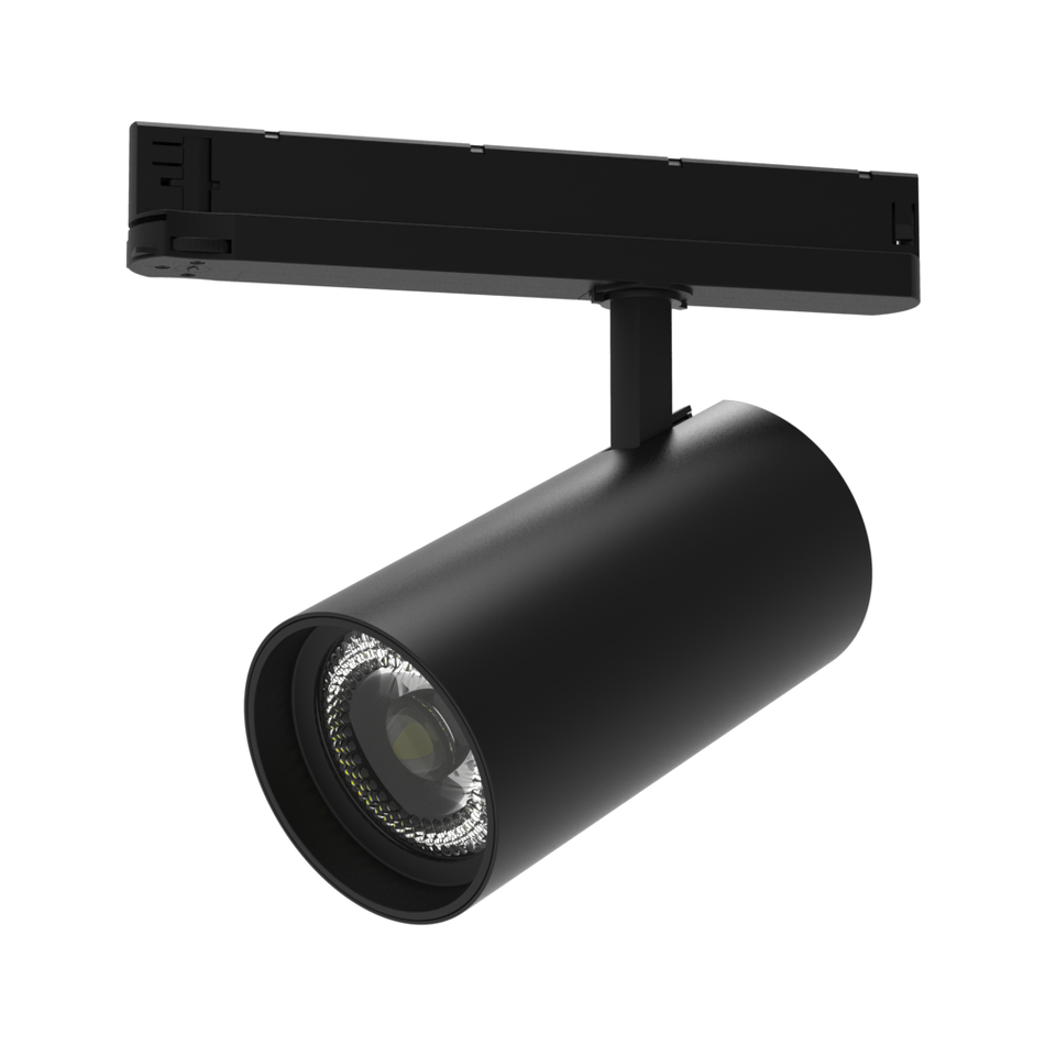 Zone 30W 15° 3 Circuit Dimmable Track Light Black / Tri-Colour