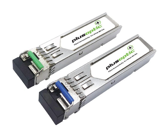 Plusoptic 1.25G, BiDi SFP, TX1550nm / RX1310nm, 10KM Transceiver, LC Connector for SMF with DOM. BISFP-D1-10-PLU