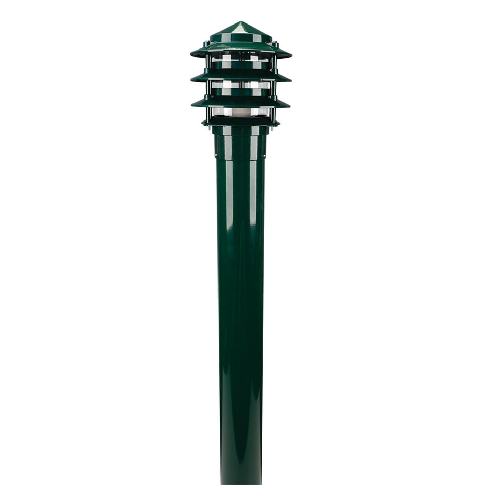 Three Tier Bollard Kit Green