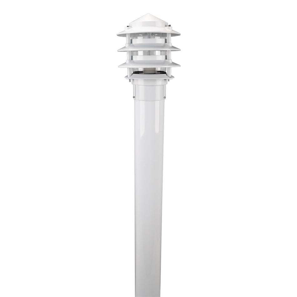 Three Tier Bollard Kit White