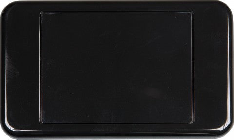 Blank Australian Style Wall Plate Black