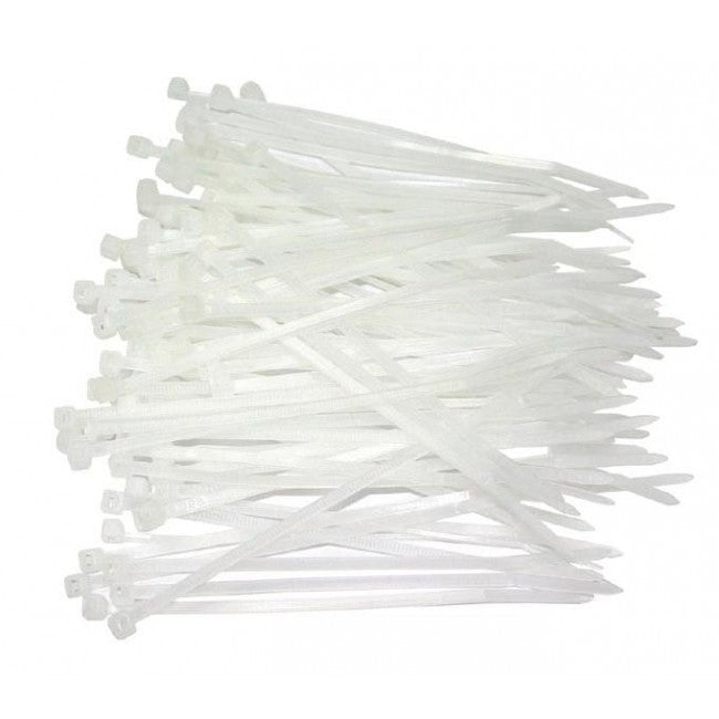 Cable Ties - Nylon 280mm(L) x 4.8mm (W) Natural | Bag of 100