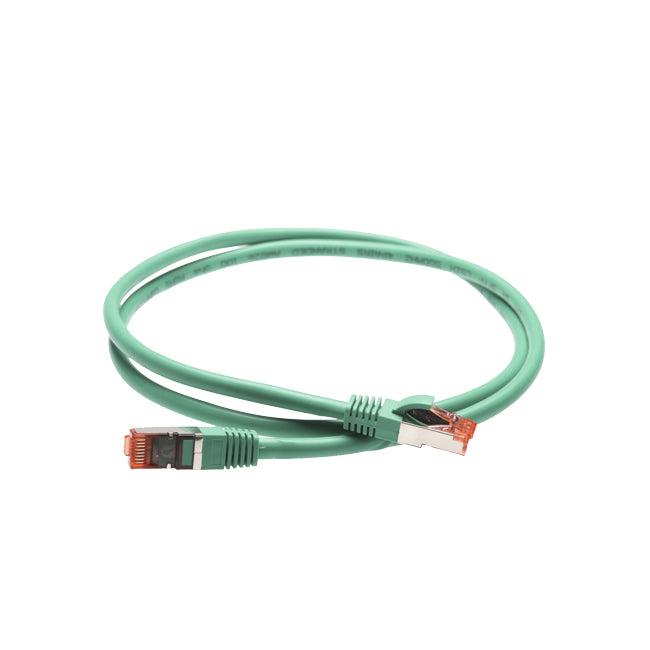 7m CAT6A S/FTP LSZH Ethernet Network Cable | Green