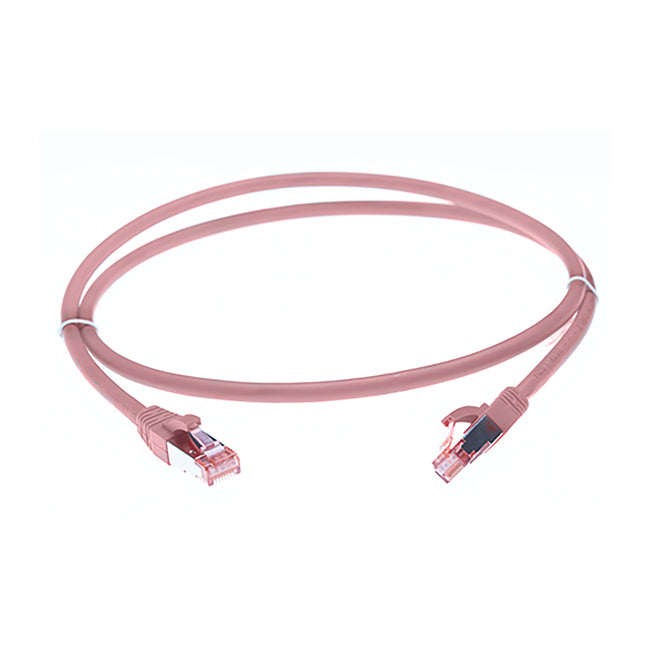 15m CAT6A S/FTP LSZH Ethernet Network Cable | Pink