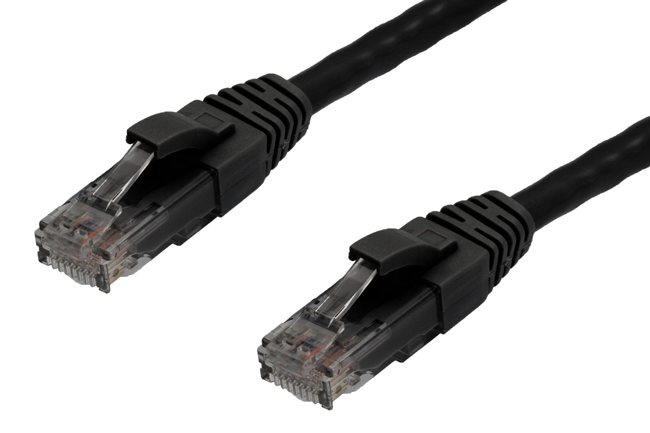 0.5m RJ45 CAT6 Ethernet Network Cable | 50 Pack Black