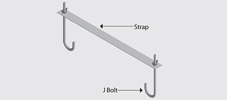 Cable Ladder Cover Strap J Bolts ***Call for Pricing***