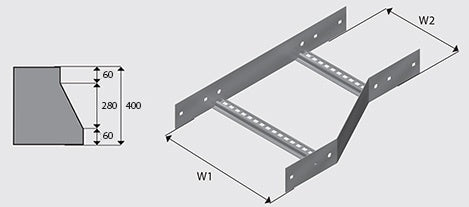 NEMA 2 Cable Ladder Left Hand Reducer ***Call for Pricing***