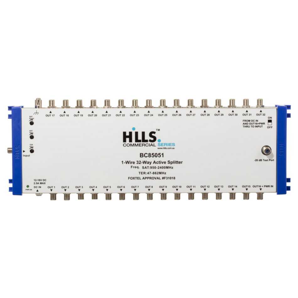 Hills Antenna BC85051 1-Wire 32-Way Active Splitter