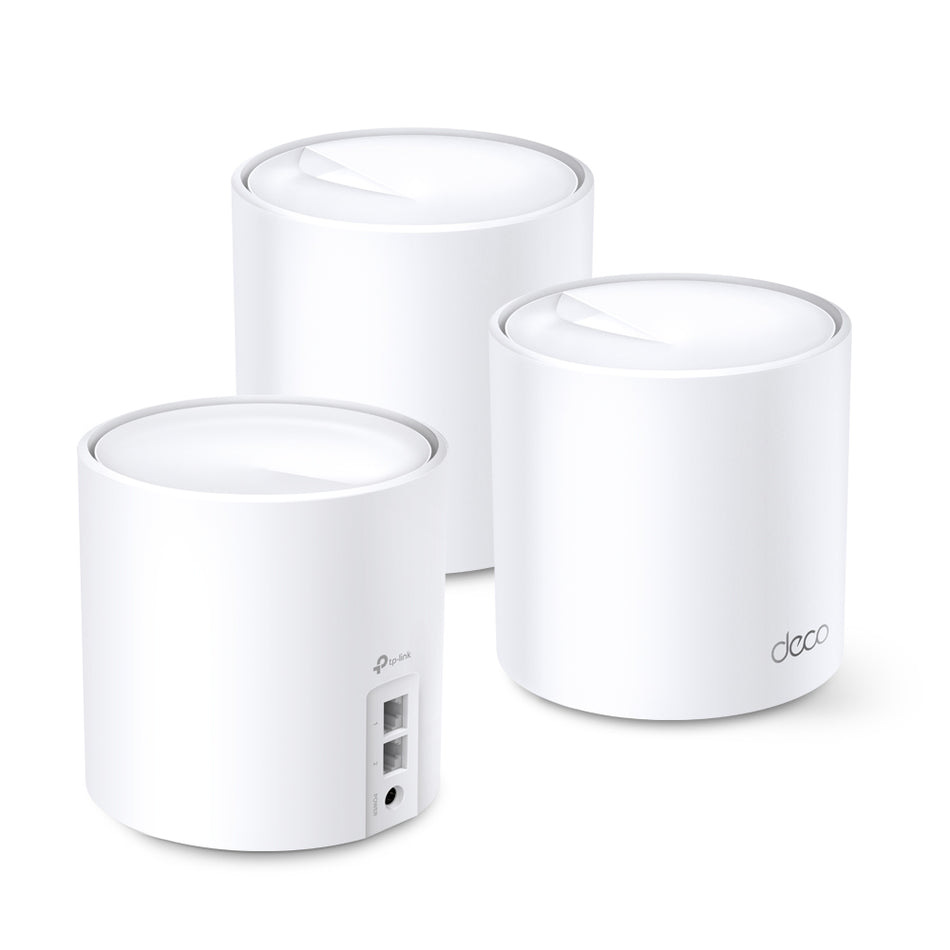 TP-Link | Deco X60 | AX5400 Whole Home Mesh Wi-Fi 6 System | 3 Pack