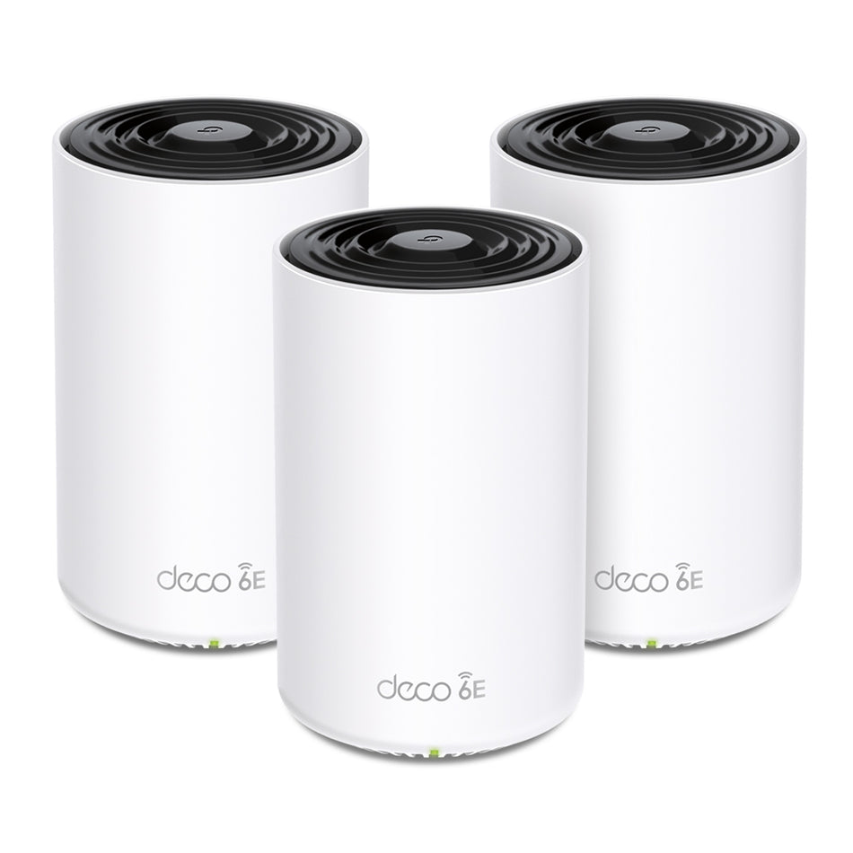 TP-Link | Deco XE75 PRO | AXE5400 Whole Home Tri-Band Mesh Wi-Fi 6E System | 3 Pack