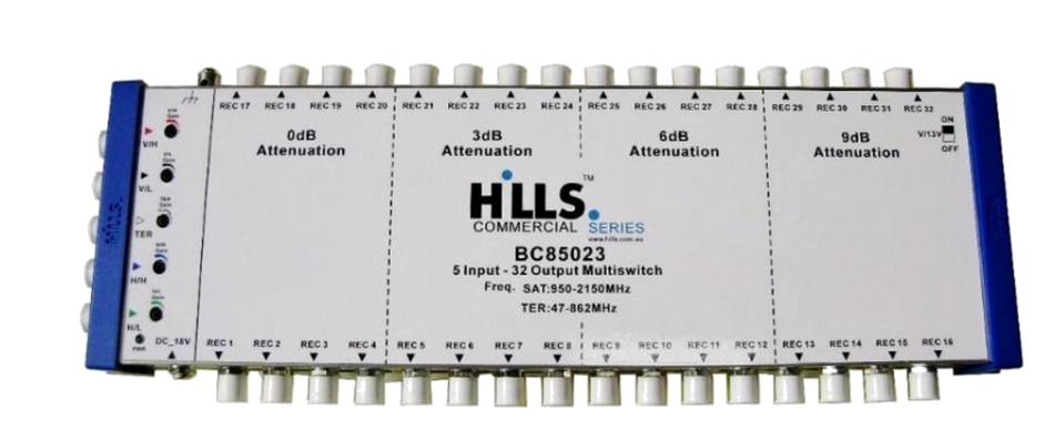 Hills Antenna BC85023 5-Wire, 32 Output Multiswitch