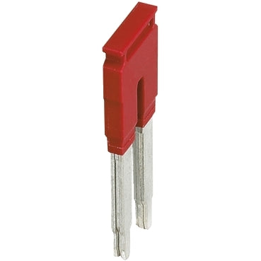 Linergy, Plug-in bridge, Linergy TR, 2 points, for 10mm² terminal blocks, 2 way, red, set of 10***EMAIL/TEXT FOR PRICING***