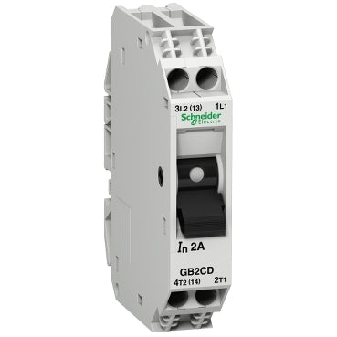 TeSys GB2, Circuit breaker, 1P+N, 10A, Icu 1.5kA at 240V, Thermal magnetic, DIN rail mounted***EMAIL/TEXT FOR PRICING***