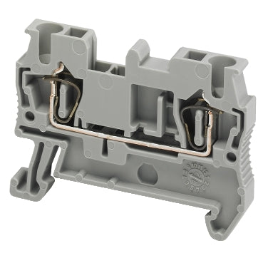 Linergy, Terminal block, Linergy TR, spring type, feed through, 2 points, 2.5mm², grey***EMAIL/TEXT FOR PRICING***