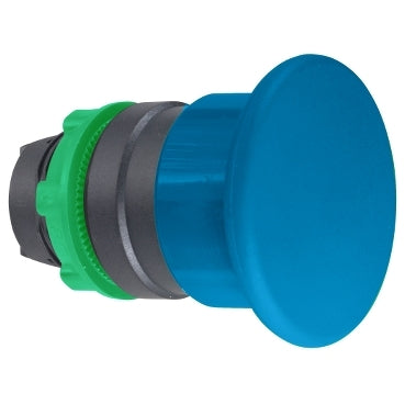 Harmony XB5, Head for non illuminated pushbutton, plastic, blue, mushroom 40mm, 22mm, spring return***EMAIL/TEXT FOR PRICING***