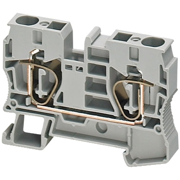 Linergy, Terminal block, Linergy TR, spring type, feed through, 2 points, 10mm², grey***EMAIL/TEXT FOR PRICING***