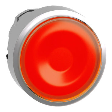 Harmony XB4, Head for illuminated push button, metal, orange flush, 22mm, universal LED, spring return, plan lens***EMAIL/TEXT FOR PRICING***